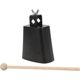 thumbnail image 1 of Cencerro de metal, instrumento de percusión manual, cencerro con baqueta de metal + arce para juegos deportivos/fútbol/eventos (4 pulgadas) JAMW Sencillez, 1 of 5