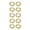 Jaune, variante sur Embouts de Perles à Double Trou pour Bagues de Connecteur, Embouts de Perles en Alliage pour Fabrication de Bijoux et Liaison pour Collier et Bracelet Multibrins, 10 Pcs d'Embouts de Connecteur pour Artisanat de Perles Bricolage, Jaune