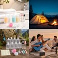 thumbnail image 5 of 17PCS Travel Size Portable Containers Set for Toiletries,Stand Up Pouch 50/100ml,Refillable Travel Accessories for Shampoo Conditioner Lotion Soap Liquids, 5 of 5