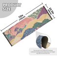 thumbnail image 5 of Yayeee Runner Rug for Bedroom 2'x6' Machine Washable Hallway Non Slip Mat, Green Floral Wave, 5 of 8