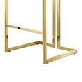 thumbnail image 6 of Kamiya  Bar  Stool  Cream White/Gold Velvet  Geometric  Frame  Upholstered, 6 of 9