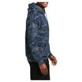 thumbnail image 3 of Yellow Rooster Mens Core Fleece Camo Pullover Hooded Sweatshirt Heather Navy Camo XL, 3 of 5
