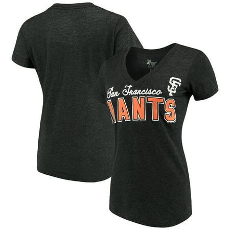 San Francisco Giants G-III 4Her by Carl Banks Women's Home Run V-Neck T-Shirt - (Best Runs In San Francisco)