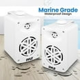 thumbnail image 4 of Pyle 3.5 2-Way Indoor/Outdoor Speaker System - 1/2 High Compliance Polymer, 4 of 8