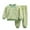Green, variant on WhouRiu Little Girl' Pajamas Jacquard Long Sleeve T-Shirt Pants Kids Warm Fuzzy Home Wear Pajamas Blue,Sizes 5-6