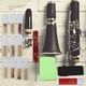 thumbnail image 3 of Juego de accesorios para clarinete correa para clarinete larga vida útil caña superior repetidamente más delgada tela ligera y suave para amantes de los instrumentos ANGGREK Otros, 3 of 7