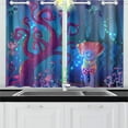 thumbnail image 2 of Mkhert Magic Enchanted Forest Blackout Window Curtain Kitchen Curtain 26X39 Inch, 2 Panels, 2 of 3