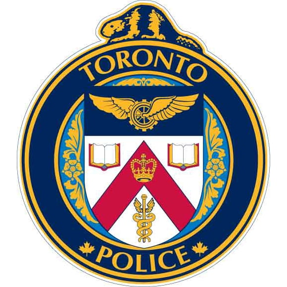 5" Toronto City Police Logo Canadian Vinyl Sticker