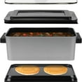 thumbnail image 5 of Versatility Slow Cooker Large Capacity Non-stick Cooking Vessel & Variable Temperature Heating Base Includes Travel Lid and Storage Bag, Range and Oven- Cooking Pot, 5 of 5
