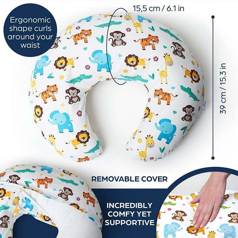 Niimo Nursing Pillow Multifunctional Breast Feeding Pillow Maternity Pillow with 100 Cotton Pillowcase Jungle Walmart