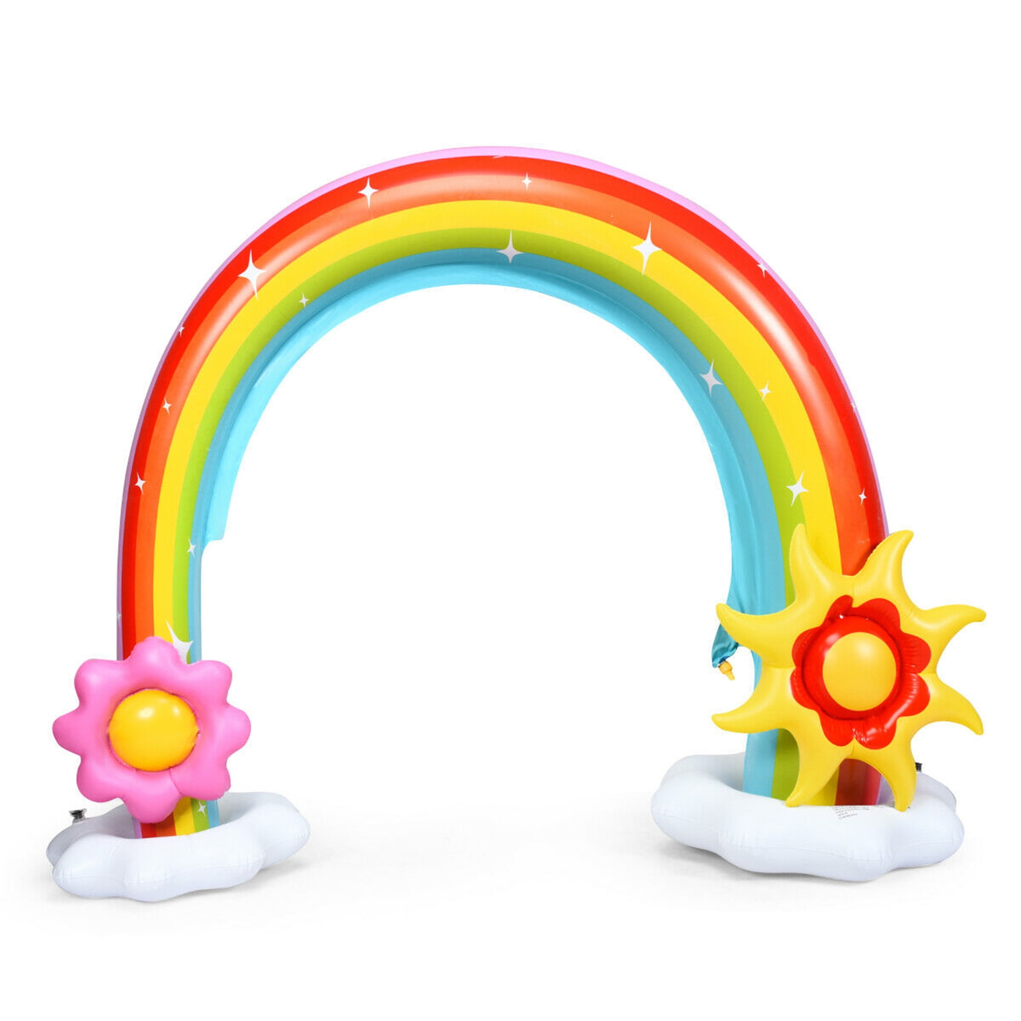 rainbow sprinkler inflatable