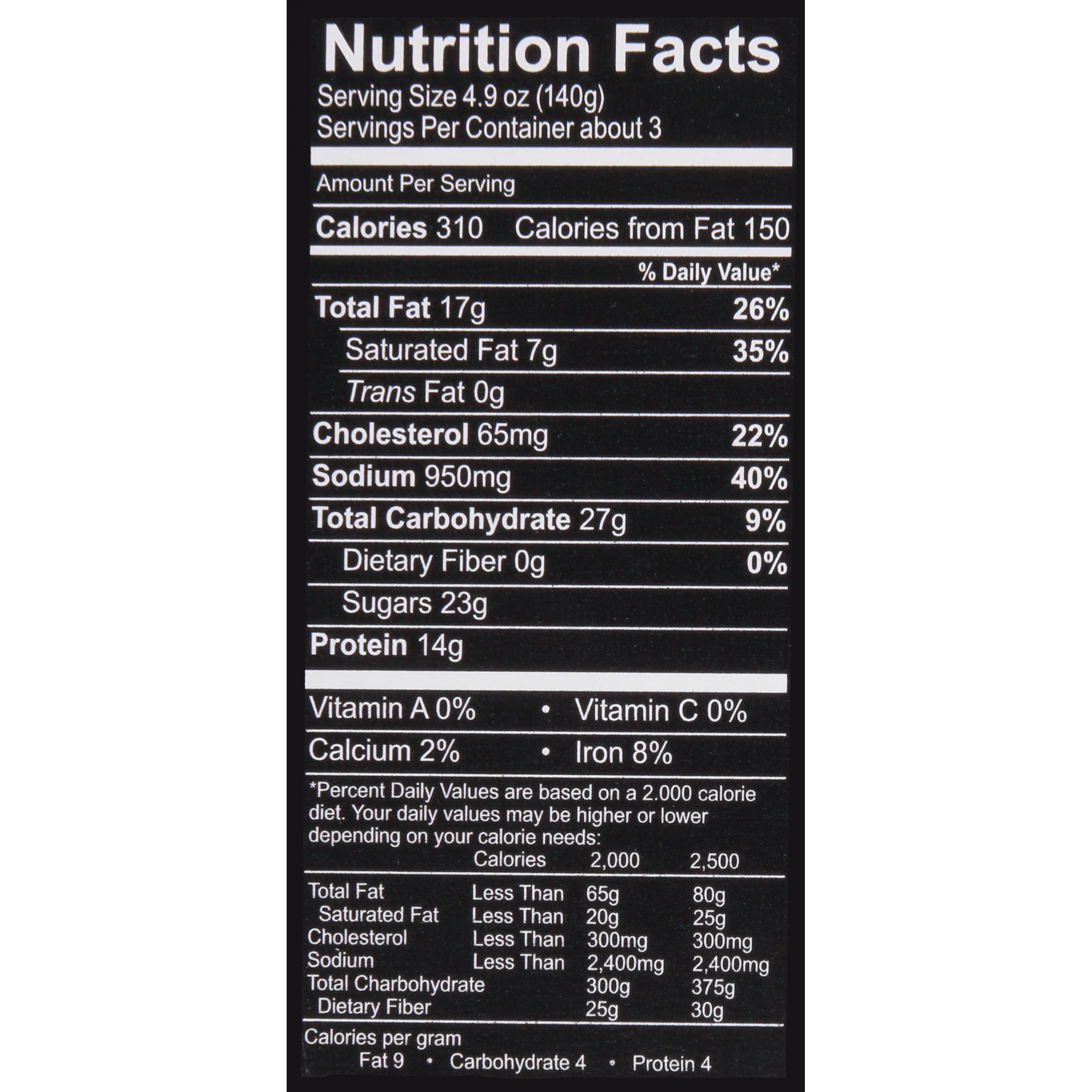 Nutrition Facts On Jack Daniels – Runners High Nutrition
