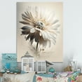 thumbnail image 2 of Designart White Gerbera Flower II Canvas Wall Art, 2 of 5