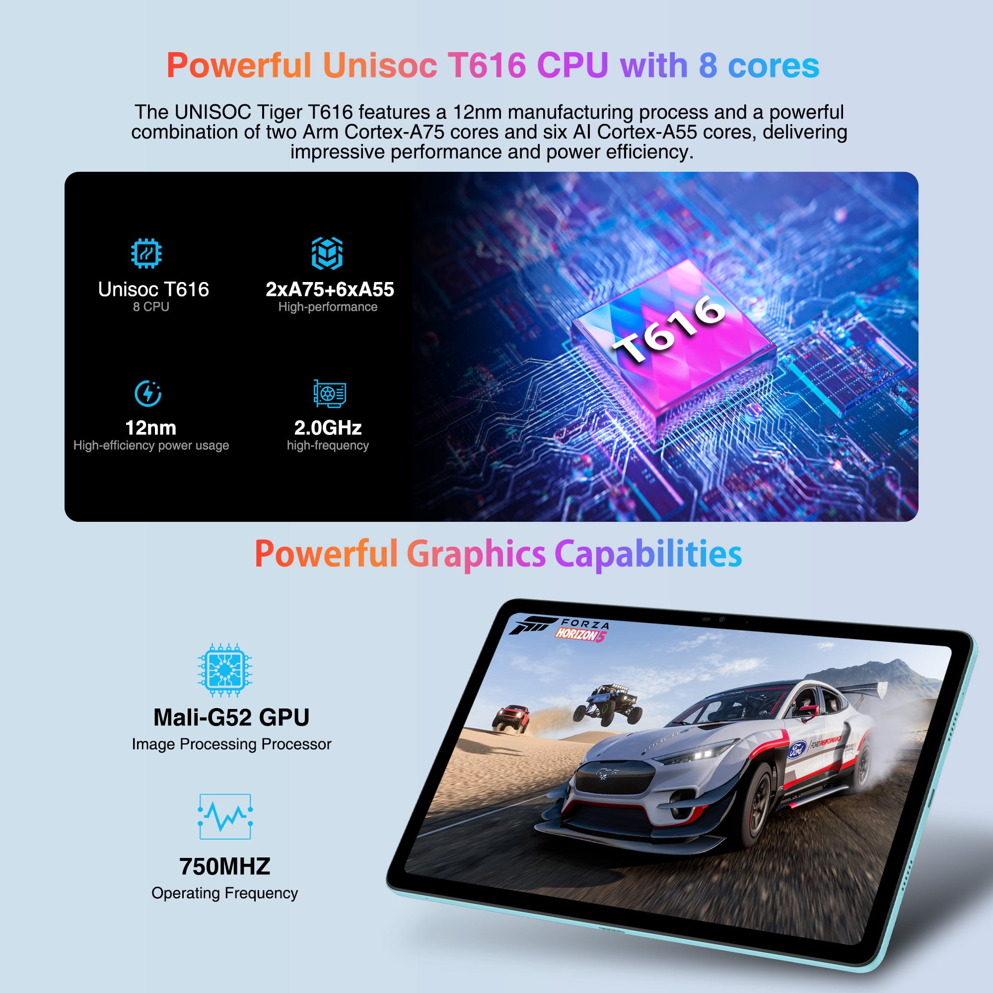 DOOGEE T20 Tablet 10.4 inch, 15GB (8+7GB) RAM+256GB ROM/1TB, 2000×1200 FHD+ 2K Display, Octa-Core, 8300mAh, Android 12 4G LTE Dual SIM Tablets, TÜV Certified, Widevine L1, 16MP+8MP, WiFi,Type C
