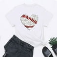 thumbnail image 2 of Vetement Femme ete 2025 Women's Baseball T Shirt Comfortable Baseball Shirt Softball Crewneck Graphic T Shirts Hide Sweat Long Sleeve Plain Women for Women Summer Shirts Womens Long Sleeve S S, 2 of 3