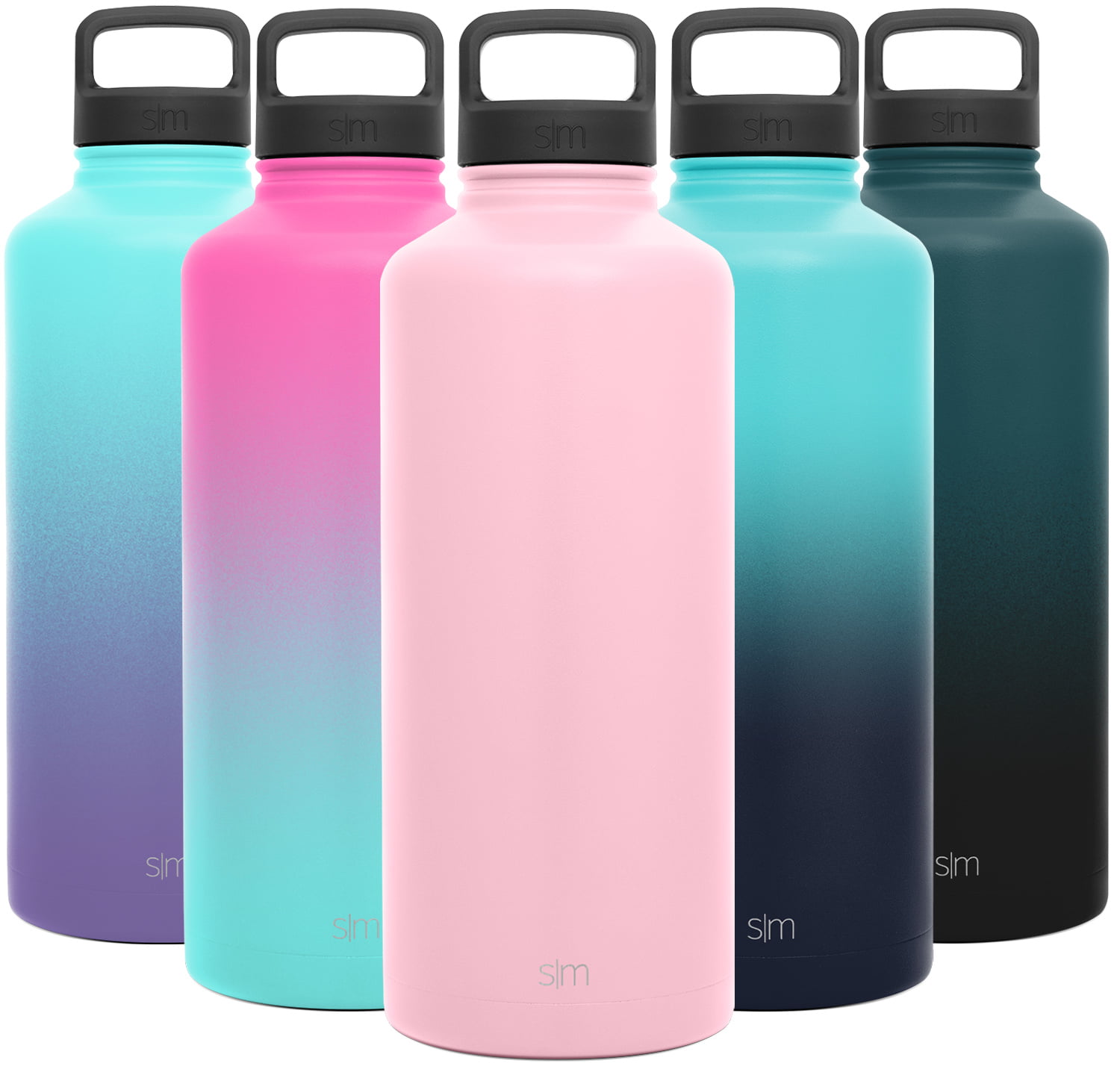 Flask  Double Wall Steel Water Bottle Vacuum Insulated Wide Mouth 
