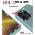 thumbnail image 3 of Diverbox for iPhone 13 Pro Max Case [Shockproof] [Dropproof] [Tempered Glass Screen Protector + Camera Lens Protector],Heavy Duty Protection Phone Case Cover for Apple iPhone 13 Pro Max (Pine Green), 3 of 7