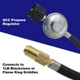 Flame King 6Ft Propane Regulator Hose Adapter for 17 & 22" Flame King