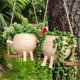 thumbnail image 5 of Flower Pot Wall Planter Swing Face Planter Pot Resin Smiling Face Planter Wall Hanging Planter Gard, 5 of 5