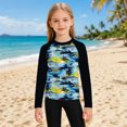 thumbnail image 5 of Tiijoy Long Sleeved Rash Guard for Boys Summer Beach UPF 50+ Swim Shirt Top, Sizes 3-14, 5 of 5