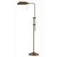 Cal Lighting BO-117FL-RU 100 Watts Réglable en Hauteur Pharmacie Lampadaire-Rouille – image 1 sur 3