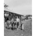 thumbnail image 2 of USA New Hampshire Lancaster Portrait of parents with son and cow at county fair Poster Print, 2 of 4