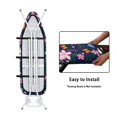 thumbnail image 4 of HELLHERO Iron Padding Cover with Floral Pattern Butterfly Autumn Fall 15x54 Polyester Fabric Iron Board Covers for Home Use Home Household, 4 of 5