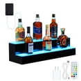 thumbnail image 2 of Kojooin LED Bar Shelf, Wall Mounted Acrylic Liquor Bottle Rack with App and Remote Control, Multicolour Lighting, 2 of 7