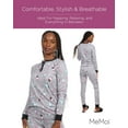 thumbnail image 5 of MeMoi Women's Holiday Gnomes Two-Piece PJ Set in a Bag - Womens - Female, S, Med Gray Heather, 5 of 8