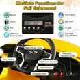thumbnail image 6 of Gymax 12V Kids Ride On Car Chevrolet Tahoe Electric Truck SUV Remote w/ Light & Music Yellow, 6 of 9