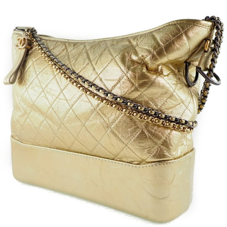 used Pre-owned Chanel Gabrielle de Hobo Bag Cocomark A93824 Calf Gold Women's Shoulder (Good), Adult Unisex, Size: (HxWxD): 25cm x 31cm x 9cm / 9.84
