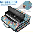 thumbnail image 6 of Zipper Binder with Shoulder Strap 2 inch 3 Ring Waterproof File Folder Organizer Bag 500 Sheet Cute Various Colors Popsicles, 6 of 8