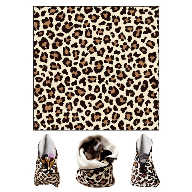Funda de tela y funda protectora para lentes de cámara DIERJIFU Leopard