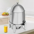 thumbnail image 2 of 3.2 Gallon/12L Beverage Dispenser Stainless Steel Coffee Chafer Urn with Fuel Holder Drink Dispenser with Stand Ice Container Spigot Hot & Cold Drinks for Party Catering Buffet Banquet, 2 of 18