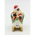 thumbnail image 4 of Ceramic Salt and Pepper Shakers African American Santa Sleigh 3.75", 4 of 5