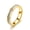 4MM Gold Single Row, variant on Small Square Diamond Full Diamond Starry Ring