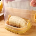thumbnail image 3 of TIMIFIS Slicing Cup Stainless Steel Slicing Cup Strawberry Banana Eggs Kiwifruit Slicing Fruit and Vegetable Cutter with Storage Container Kitchen Gadgets Kitchen Gadgets, 3 of 5