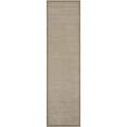 thumbnail image 6 of Unique Loom Outdoor Border Collection Area Rug - Outline (2' 7" x 10' Runner Beige/Ivory), 6 of 9