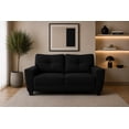 thumbnail image 1 of Love seat El Bazar Store Sidney Lino Negro 2 plazas, Modular, Moderno, Sala, Sofa, 1 of 5