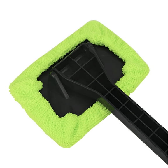 ACDANC Windshield Cleaning Tool, Long Handle Car Window Cleaner, Windshield Cleaning Wand Auto Window Cleaner, Reusable Auto Glass Wiper Kit for Interior & Exterior, Ideal for Dirty Car Windows