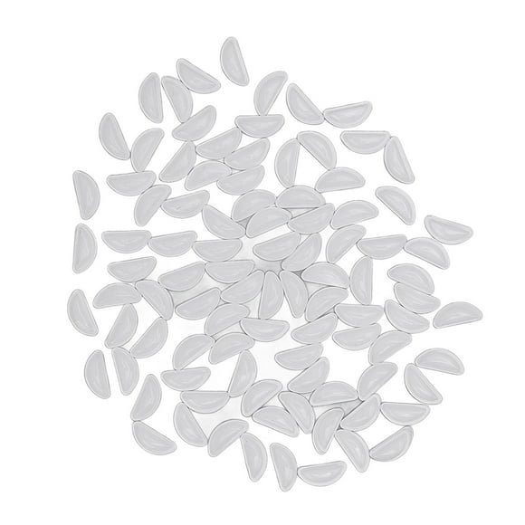 Silicone Eyeglasses Nose Pads, 50 Pairs Nose Pads For Glasses, Eye Glasses Nose Pads Non Slip Glasses Nose Grips Non Slip For Various Glasses Frames with Screws