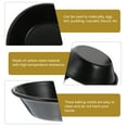 thumbnail image 4 of HERFIER Set of 4 Mini Non-Stick Pie Pans for Baking, Small Bread and Dessert Molds, Black, 3.14 x 3.14 x 0.94 inches, 4 of 8
