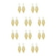 thumbnail image 1 of Pendientes colgantes de metal barroco Sonducket 10Conjunto dorado, 1 of 6