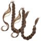 thumbnail image 1 of 2pcs Ponytail Extension Woman Braided Hair Extension Ponytail Long Braided Ponytail Wig, 1 of 4