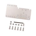 thumbnail image 2 of USB Handbrake Plate Replaces Accessory Repair Parts PC USB Handbrake Bracket silvery, 2 of 8