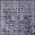 thumbnail image 1 of Ahgly Company Indoor Square Mid-Century Modern Purple Oriental Area Rugs, 8' Square, 1 of 6
