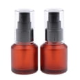 thumbnail image 1 of 2 botellas de spray vacías de vidrio esmerilado para viaje, champú, agua, contenedor, bomba 15 ml, 1 of 9