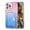 Pink+Blue, variant on Allytechgroup Stylish Phone Case for Apple iPhone 16, Gradient Color Back Cover with Card Holder Anti-Scratch Protection TPU Slim Fit Rugged Wallet Case for iPhone 16, Pink+Purple
