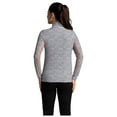 thumbnail image 2 of IBKUL Adult Female Landon Stripe II Print Long Sleeve Mock Neck Top, Color: Black/White, Size: XS, 2 of 4