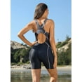 thumbnail image 6 of Sociala Women Boyleg One Piece Swimsuit Racerback Athletic Training Bathing Suit, 6 of 7